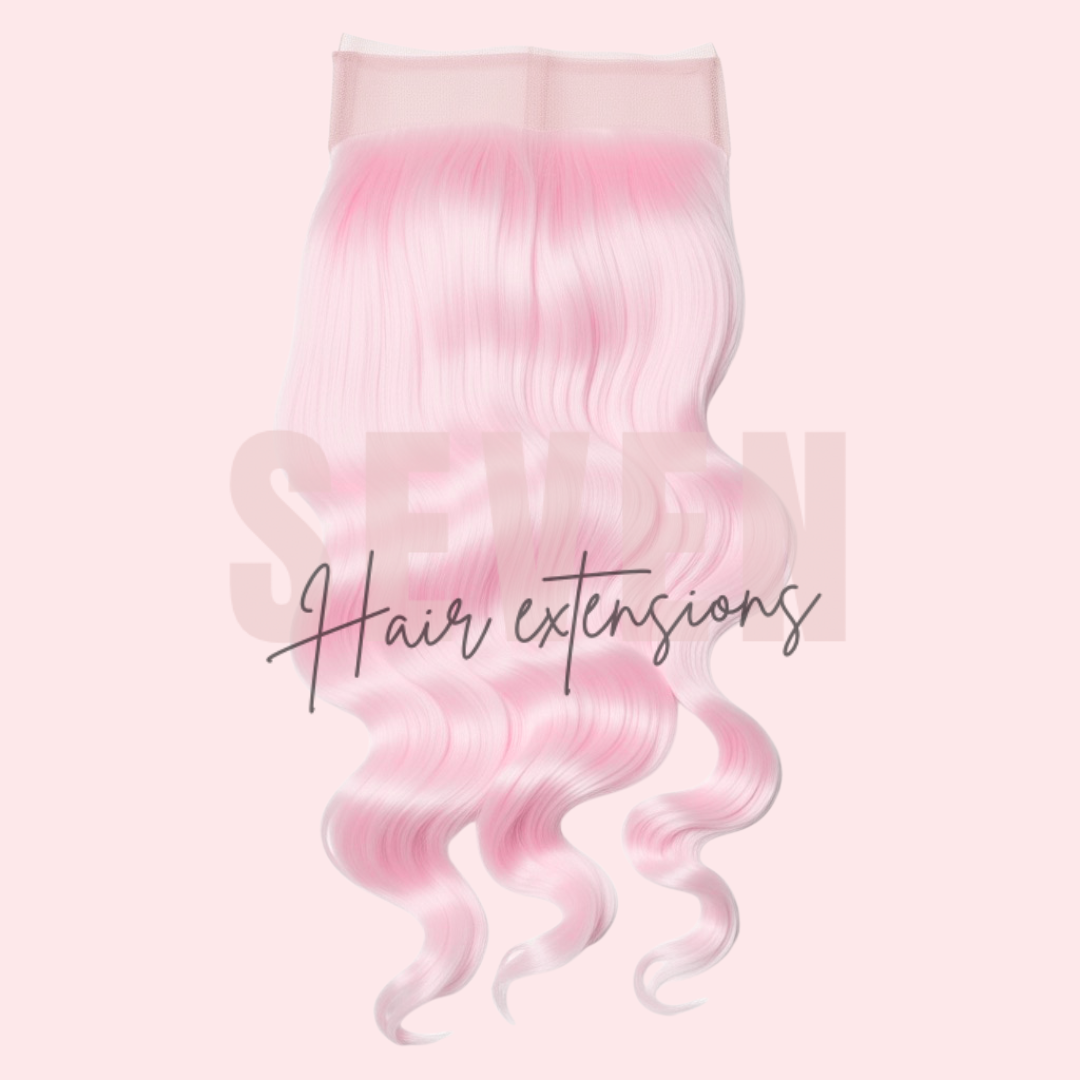 S.H.E Blonde Indonesian 5X5 Transparent Closure